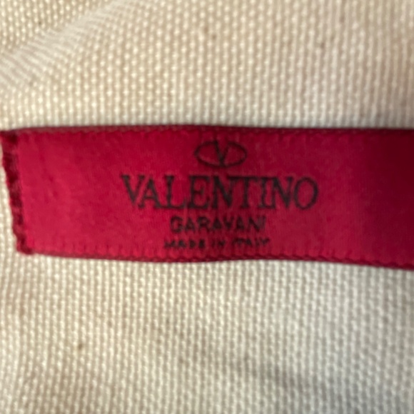 NEW Valentino Garavani Grey Leather Silver RockStud Cards Holder NWT - Picture 9 of 14